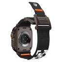 Apple Watch 7 45mm Uyumlu Zore KRD-154 Naylon Kumaş Hasır Örgülü Kordon - 5