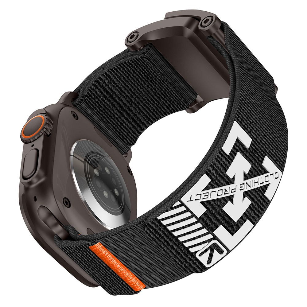 Apple Watch 7 45mm Uyumlu Zore KRD-154 Naylon Kumaş Hasır Örgülü Kordon - 6