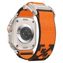 Apple Watch 7 45mm Uyumlu Zore KRD-154 Naylon Kumaş Hasır Örgülü Kordon - 2