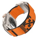 Apple Watch 7 45mm Uyumlu Zore KRD-154 Naylon Kumaş Hasır Örgülü Kordon - 6