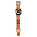 Apple Watch 7 45mm Uyumlu Zore KRD-154 Naylon Kumaş Hasır Örgülü Kordon - 8