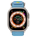Apple Watch 7 45mm Uyumlu Zore KRD-154 Naylon Kumaş Hasır Örgülü Kordon - 1