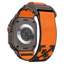 Apple Watch 7 45mm Uyumlu Zore KRD-154 Naylon Kumaş Hasır Örgülü Kordon - 2