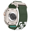 Apple Watch 7 45mm Uyumlu Zore KRD-154 Naylon Kumaş Hasır Örgülü Kordon - 2