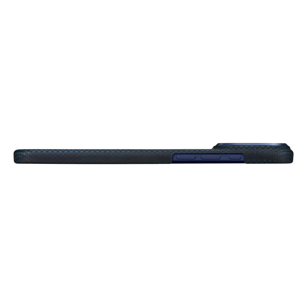 Apple iPhone 17 Pro Max Uyumlu Kılıf M-safe Şarj Özellikli Aramid Fiber Pitaka İnternazionale Milano Serisi Kapak - 4