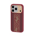 Apple iPhone 17 Pro Max Uyumlu Kılıf M-safe Şarj Özellikli Karbon Fiber Tasarımlı Benks Knight ArmorPro Kevlar Kapak - 2