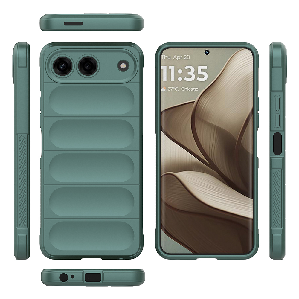 Tecno Spark 40 5G Kılıf Esnek TPU Oyuklu Arka Yüzey Tasarımlı Zore Etnik Silikon Kapak - 4