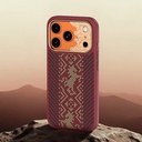 Apple iPhone 17 Pro Uyumlu Kılıf M-safe Şarj Özellikli Karbon Fiber Tasarımlı Benks Knight ArmorPro Kevlar Kapak - 5
