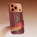 Apple iPhone 17 Pro Uyumlu Kılıf M-safe Şarj Özellikli Karbon Fiber Tasarımlı Benks Knight ArmorPro Kevlar Kapak - 7