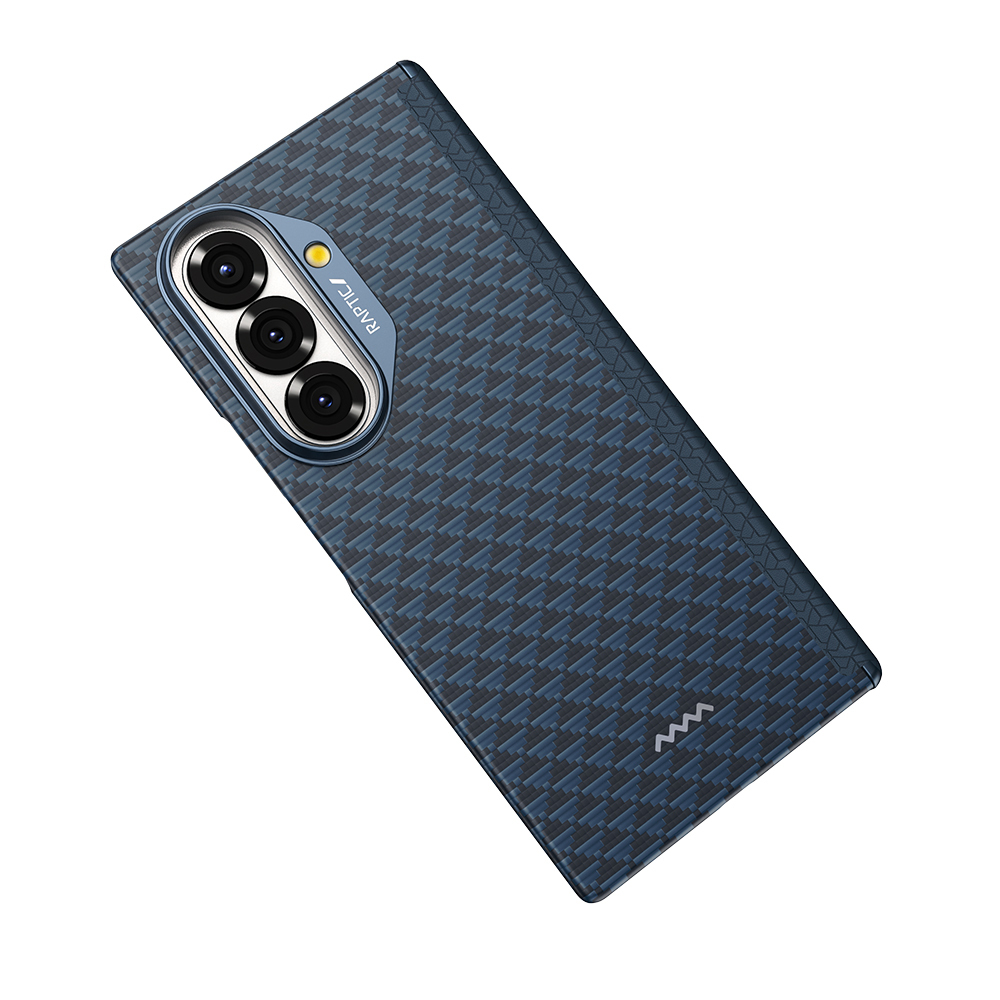 Samsung Galaxy Z Fold 7 Uyumlu Kılıf M-safe Şarj Özellikli Raptic Aramid Skin-Pro Profound Serisi Kapak - 5