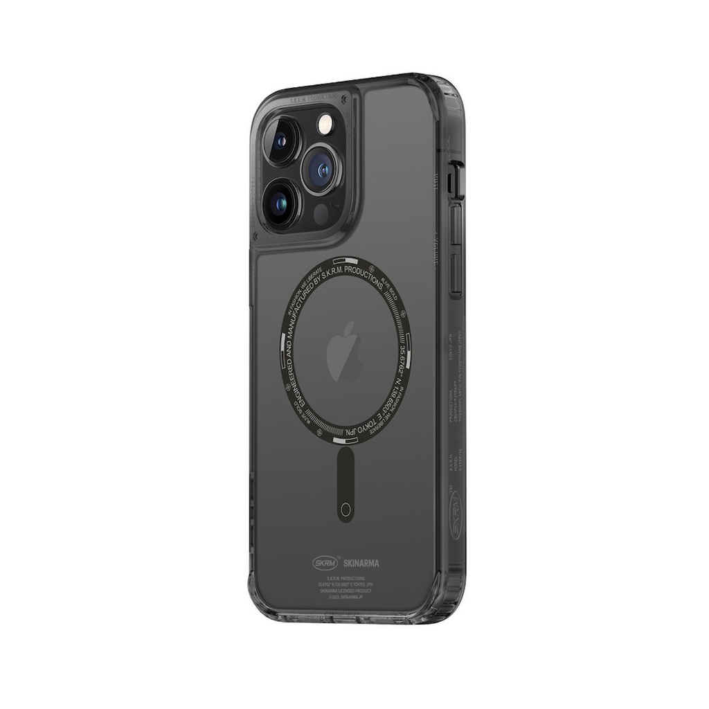 Apple iPhone 14 Pro Max Uyumlu Kılıf SkinArma Şeffaf Airbag Tasarımlı Magsafe Şarj Özellikli Saido Kapak