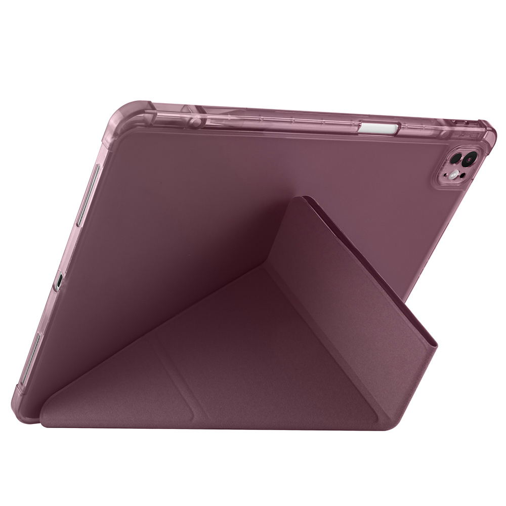 Apple iPad Pro 13 2024 Uyumlu Kılıf Zore Tri Folding Kalem Bölmeli Standlı Kılıf - 6