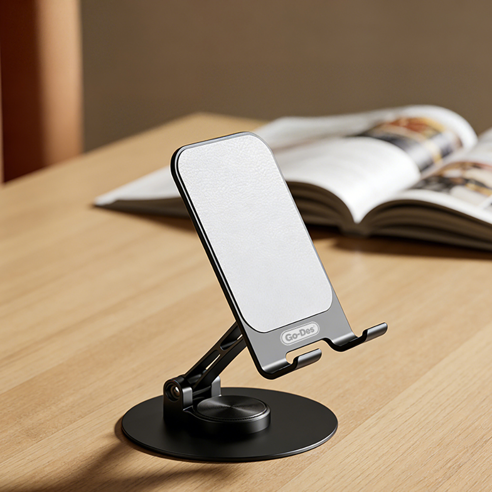 Go Des GD-HD773 Ayarlanabilir Katlanabilir 360 Derece Dönebilen Telefon ve Tablet Standı - 4