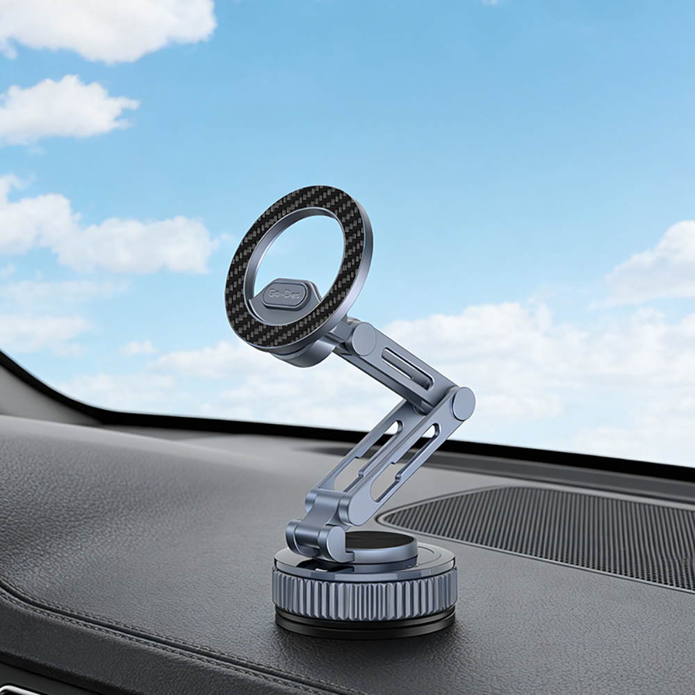 Go Des GD-HD246 Vakumlu Tasarım 360 Derece Dönebilen Magnetik Araç İçi Telefon Tutucu - 3