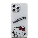 Apple iPhone 15 Pro Max Uyumlu Kılıf Hello Kitty Orjinal Lisanslı Askılı Yazı ve İkonik Logolu Daydreaming Kapak