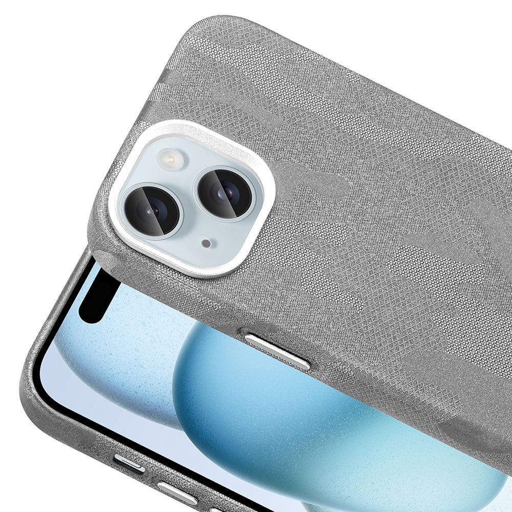 Apple iPhone 15 Uyumlu Kılıf M-Safe Şarj Özellikli Kamuflaj Tasarımlı Zore Sera Sert PC Kapak - 2