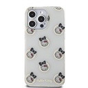Apple iPhone 15 Pro Max Uyumlu Kılıf Hello Kitty Orjinal Lisanslı Elektroplating Kaplama Kabarcık Baskılı Kapak