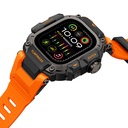 Apple Watch Ultra 49mm Uyumlu Mohseven iWatch Punk Fortress Serisi Kasa Koruyuculu Silikon Kordon - 3