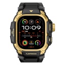Apple Watch Ultra 49mm Uyumlu Mohseven iWatch Punk Fortress Serisi Kasa Koruyuculu Silikon Kordon - 5