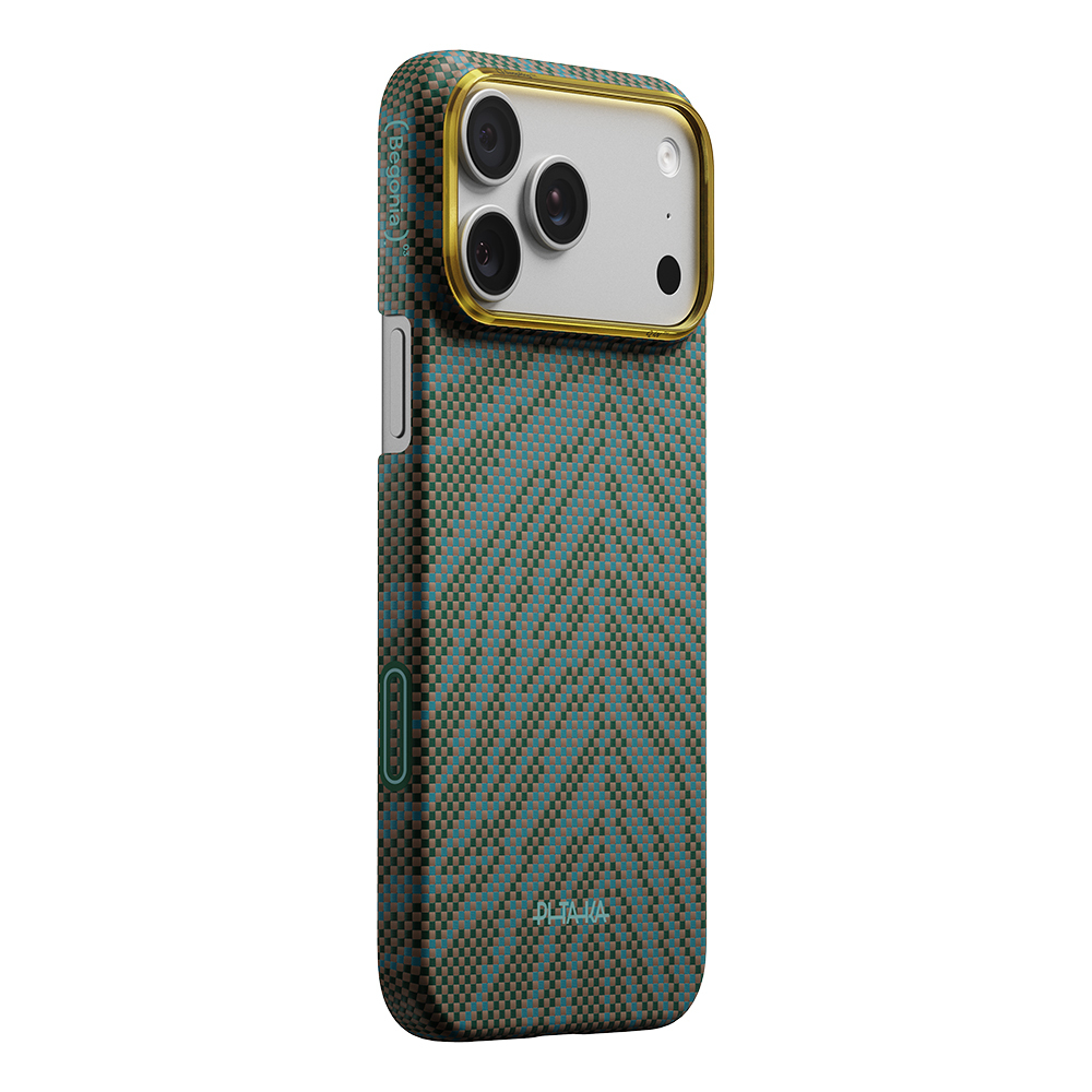 Apple iPhone 17 Pro Max Uyumlu Kılıf M-safe Şarj Özellikli Aramid Fiber Pitaka Breath of Veins Serisi Kapak - 1