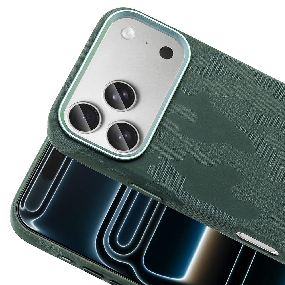 Apple iPhone 17 Pro Uyumlu Kılıf M-Safe Şarj Özellikli Kamuflaj Tasarımlı Zore Sera Sert PC Kapak - 2