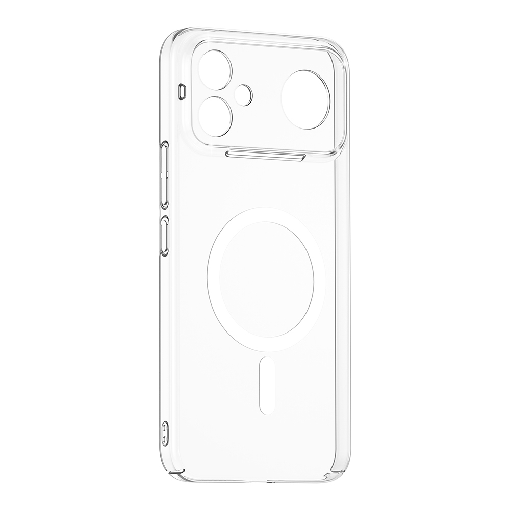 Xiaomi Poco F8 Ultra Uyumlu Kamera Korumalı M-Safe Şarj Özellikli Şeffaf Zore London Sert PC Kapak - 1