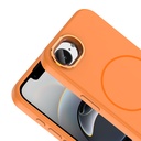 Apple iPhone 17 UyumluE Kılıf M-Safe Şarj Özellikli Metal Kamera Çerçeveli Zore Edi Silikon Kapak - 1