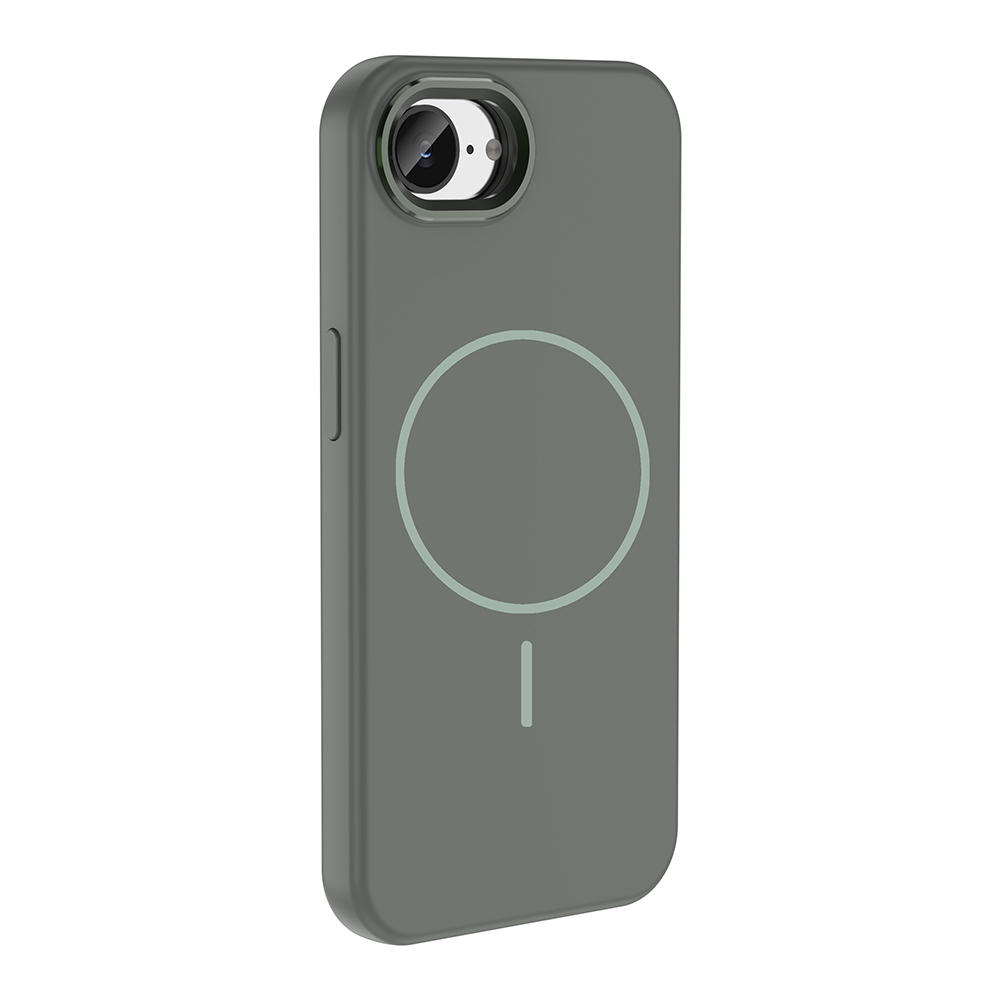 Apple iPhone 17 UyumluE Kılıf M-Safe Şarj Özellikli Metal Kamera Çerçeveli Zore Edi Silikon Kapak - 2
