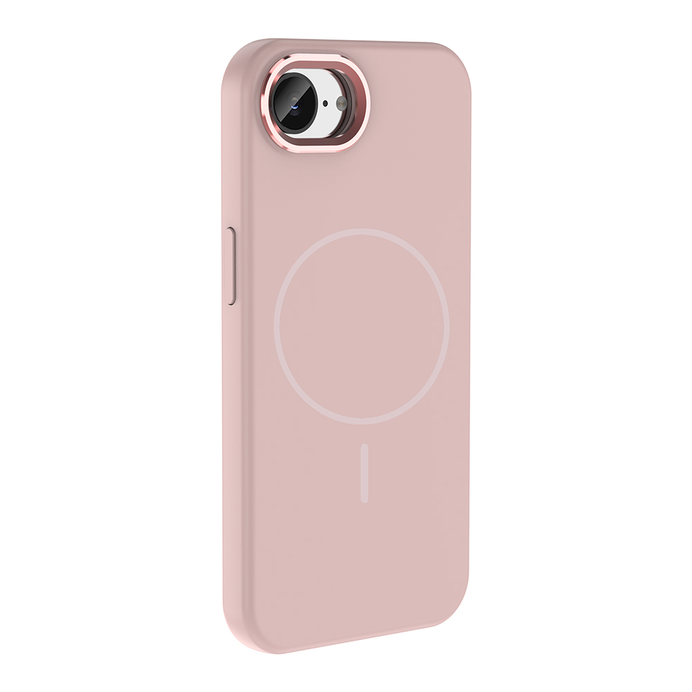 Apple iPhone 17 UyumluE Kılıf M-Safe Şarj Özellikli Metal Kamera Çerçeveli Zore Edi Silikon Kapak - 2