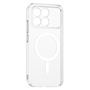 Xiaomi Poco F8 Pro Uyumlu Kamera Korumalı M-Safe Şarj Özellikli Şeffaf Zore London Sert PC Kapak - 1