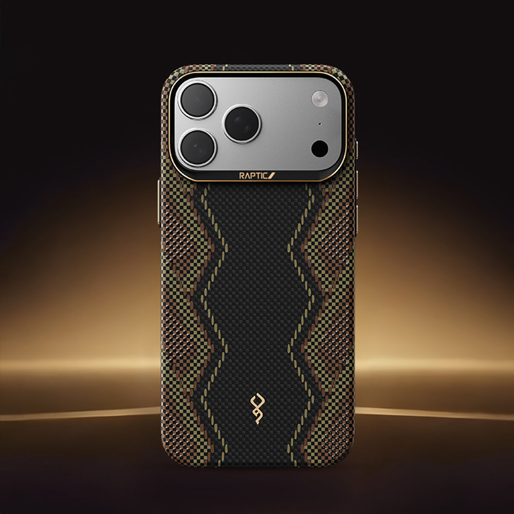 Apple iPhone 17 Pro Max Uyumlu Kılıf M-safe Şarj Özellikli Raptic Aramid Skin Scepter Serisi Kapak - 8