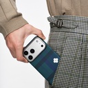 Apple iPhone 17 Pro Max Uyumlu Kılıf M-safe Şarj Özellikli Aramid Fiber Pitaka Flora in Grid Serisi Kapak - 6