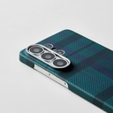 Samsung Galaxy S26 Ultra Uyumlu Kılıf M-safe Şarj Özellikli Aramid Fiber Pitaka Flora in Grid Serisi Kapak - 5