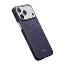 Apple iPhone 17 Pro Uyumlu Kılıf M-safe Şarj Özellikli Aramid Fiber Pitaka Sakura Hours Serisi Kapak - 2