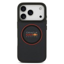 Apple iPhone 17 Pro Uyumlu Kılıf Redbull Orjinal Lisanslı M-safe Şarj Özellikli Kırmızı Halka ve Logo Kabartmalı PU Deri Kapak - 3