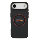Apple iPhone 17 Air Uyumlu Kılıf Redbull Orjinal Lisanslı M-safe Şarj Özellikli Kırmızı Halka ve Logo Kabartmalı PU Deri Kapak - 3