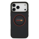 Apple iPhone 17 Pro Max Uyumlu Kılıf Redbull Orjinal Lisanslı M-safe Şarj Özellikli Kırmızı Halka ve Logo Kabartmalı PU Deri Kapak - 3
