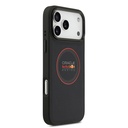 Apple iPhone 17 Pro Max Uyumlu Kılıf Redbull Orjinal Lisanslı M-safe Şarj Özellikli Kırmızı Halka ve Logo Kabartmalı PU Deri Kapak - 4