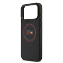 Apple iPhone 17 Pro Max Uyumlu Kılıf Redbull Orjinal Lisanslı M-safe Şarj Özellikli Kırmızı Halka ve Logo Kabartmalı PU Deri Kapak - 6