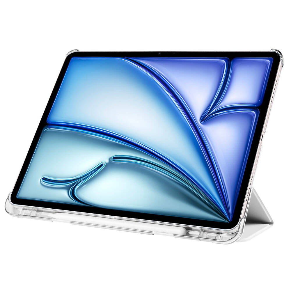 Apple iPad Pro 13 2024 Uyumlu Zore Smart Cover Kalem Bölmeli Standlı 1-1 Kılıf - 1