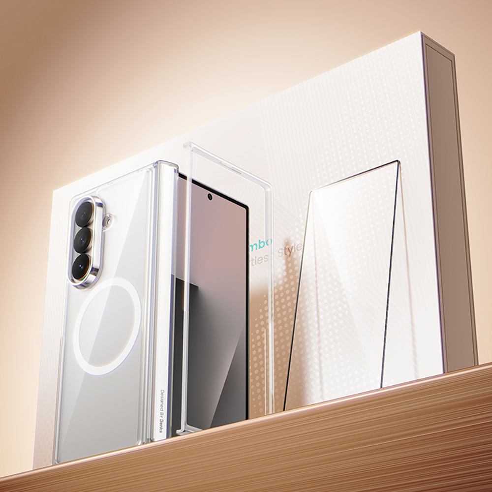 Samsung Galaxy Z Fold 7 Uyumlu Benks Crystal Grand Combo Üçlü Aksesuar Seti (Ön Arka Şeffaf Kapak + Ekran Koruyucu) - 8