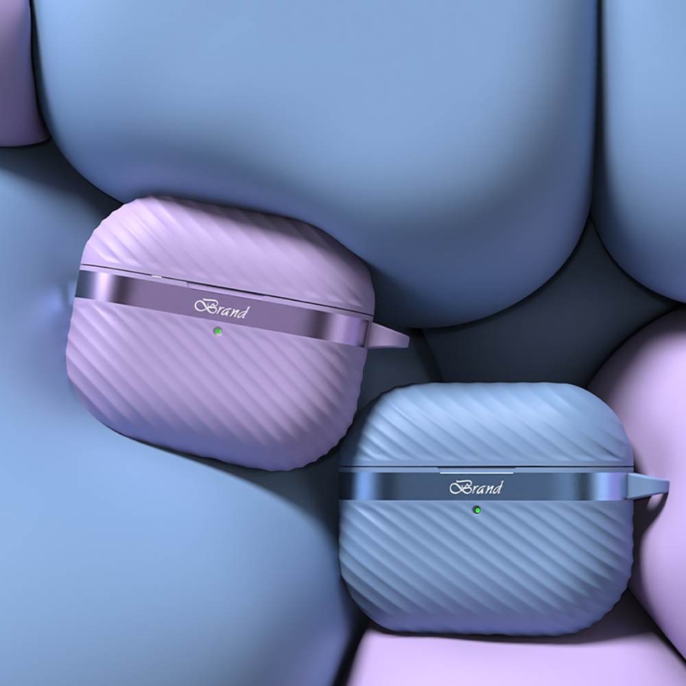 Apple AirPods 3. Nesil Kılıf M-Safe Şarj Özellikli Mutural Jiguang Serisi Silikon Kapak - 2