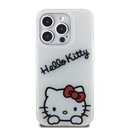 Apple iPhone 15 Pro Uyumlu Kılıf Hello Kitty Orjinal Lisanslı Askılı Yazı ve İkonik Logolu Daydreaming Kapak