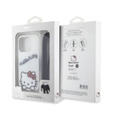 Apple iPhone 15 Pro Uyumlu Kılıf Hello Kitty Orjinal Lisanslı Askılı Yazı ve İkonik Logolu Daydreaming Kapak