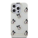 Apple iPhone 15 Pro Uyumlu Kılıf Hello Kitty Orjinal Lisanslı Elektroplating Kaplama Kabarcık Baskılı Kapak