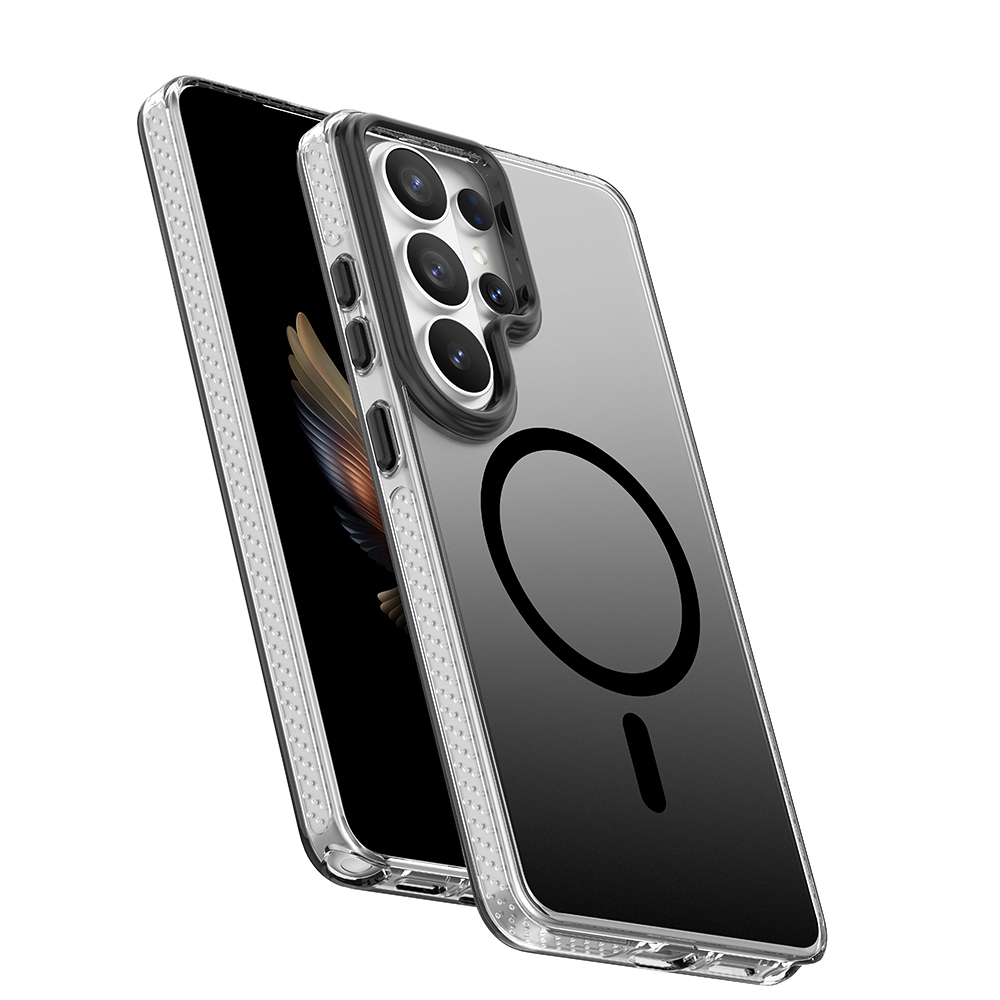 Samsung Galaxy S26 Ultra Uyumlu Kılıf M-safe Şarj Özellikli Sararmaya Karşı Dayanıklı Mutural Icesense Serisi Kapak - 1