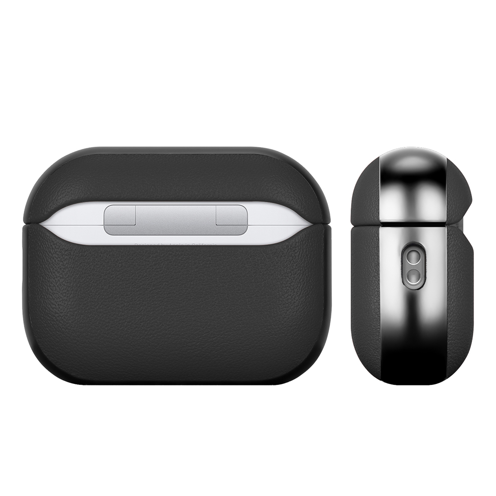 Apple AirPods Pro 3 Uyumlu Kılıf M-Safe Şarj Özellikli Mutural Poying Serisi Deri Tasarımlı Kapak - 1