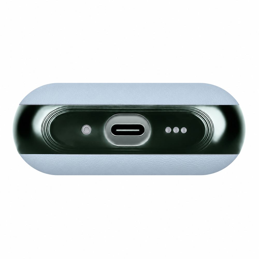 Apple AirPods Pro 3 Uyumlu Kılıf M-Safe Şarj Özellikli Mutural Poying Serisi Deri Tasarımlı Kapak - 3