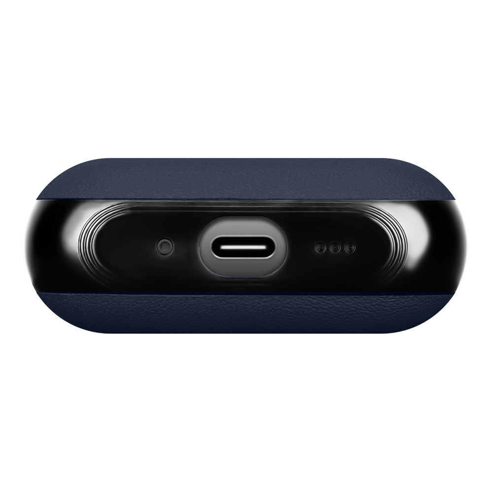 Apple AirPods Pro 3 Uyumlu Kılıf M-Safe Şarj Özellikli Mutural Poying Serisi Deri Tasarımlı Kapak - 2