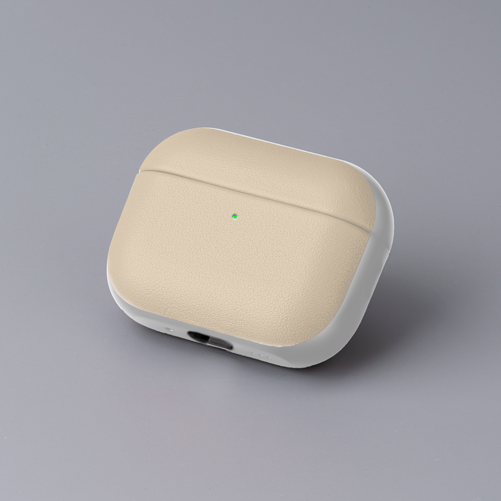 Apple AirPods Pro 3 Uyumlu Kılıf M-Safe Şarj Özellikli Mutural Poying Serisi Deri Tasarımlı Kapak - 5